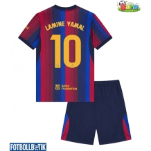 Barcelona Lamine Yamal #10 Hemmatröja Barn 2026-27 Kortärmad (+ Korta byxor)